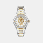 Women Quartz Multicolour Dial Analog Stainless Steel Watch PWADA0424