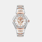 Women Quartz Rose Gold Dial Analog Stainless Steel Watch PWADA0624