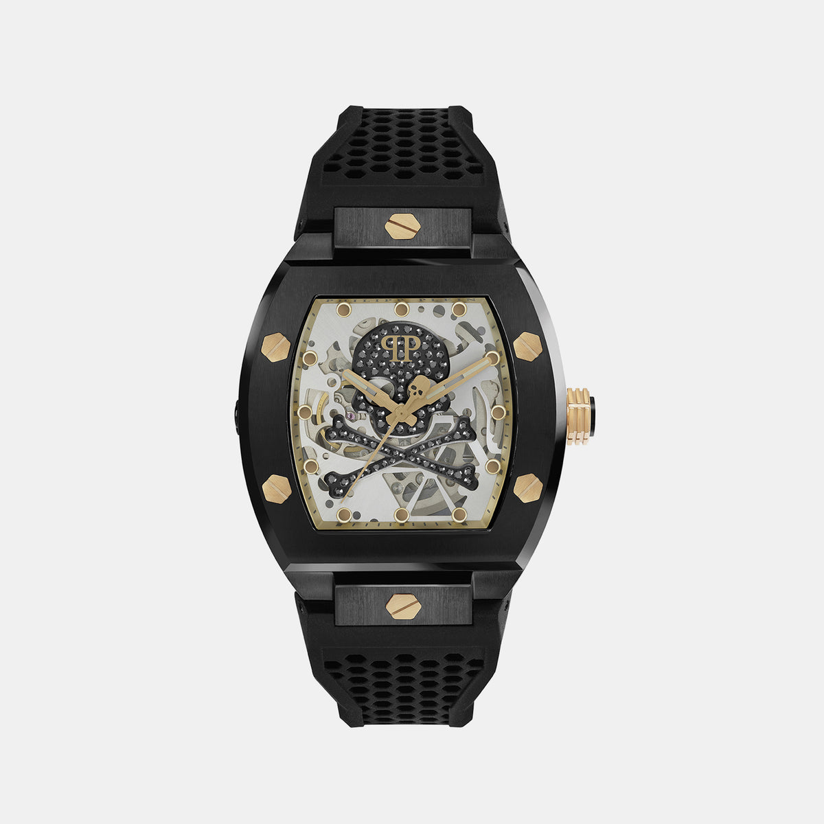 Philipp Plein Tonneau Grey Analog watch