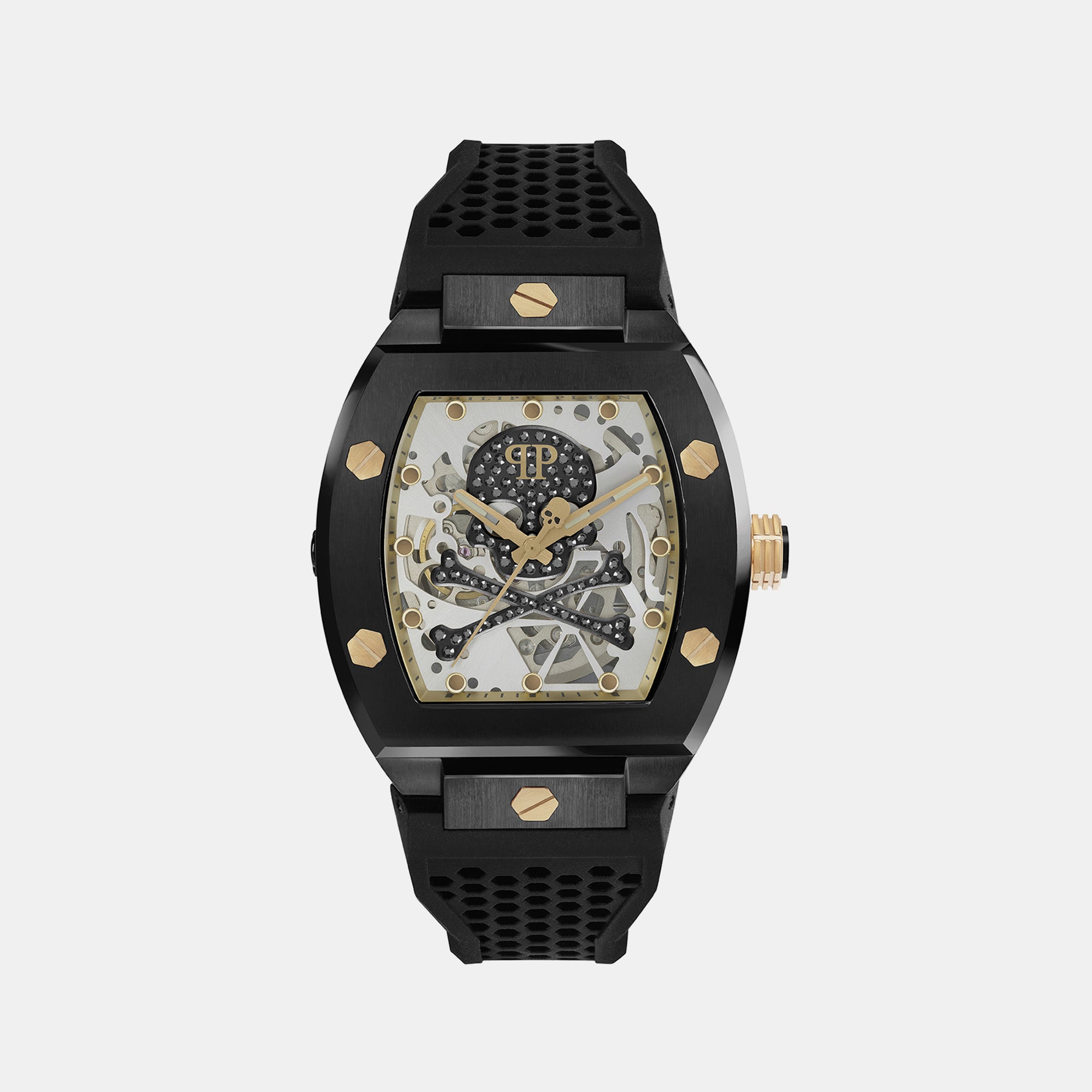 Philipp Plein Tonneau Grey Analog watch