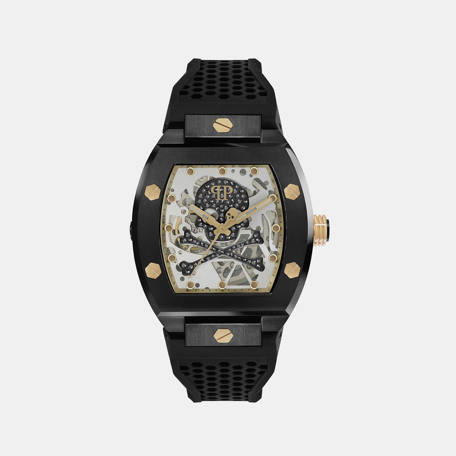 The $Keleton Male GREY Automatic Silicon Watch PWBAA0521