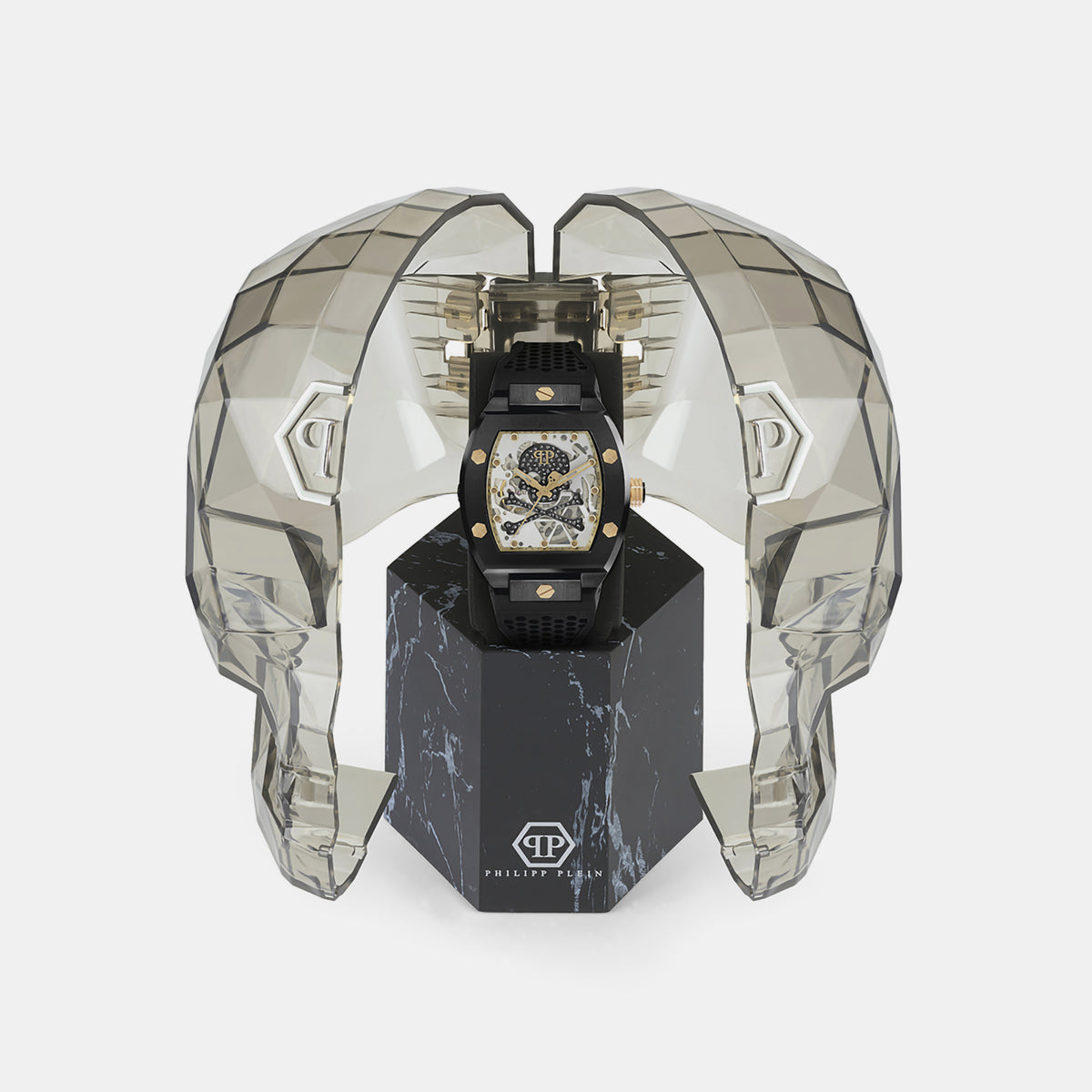 Philipp Plein Brass Tonneau watch