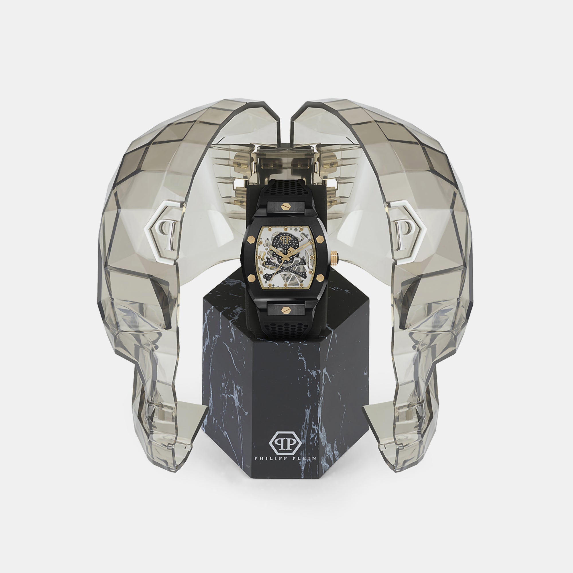 Philipp Plein Brass Tonneau watch