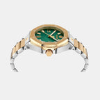 Women Quartz Green Dial Analog Stainless Steel Watch PWBDA0724