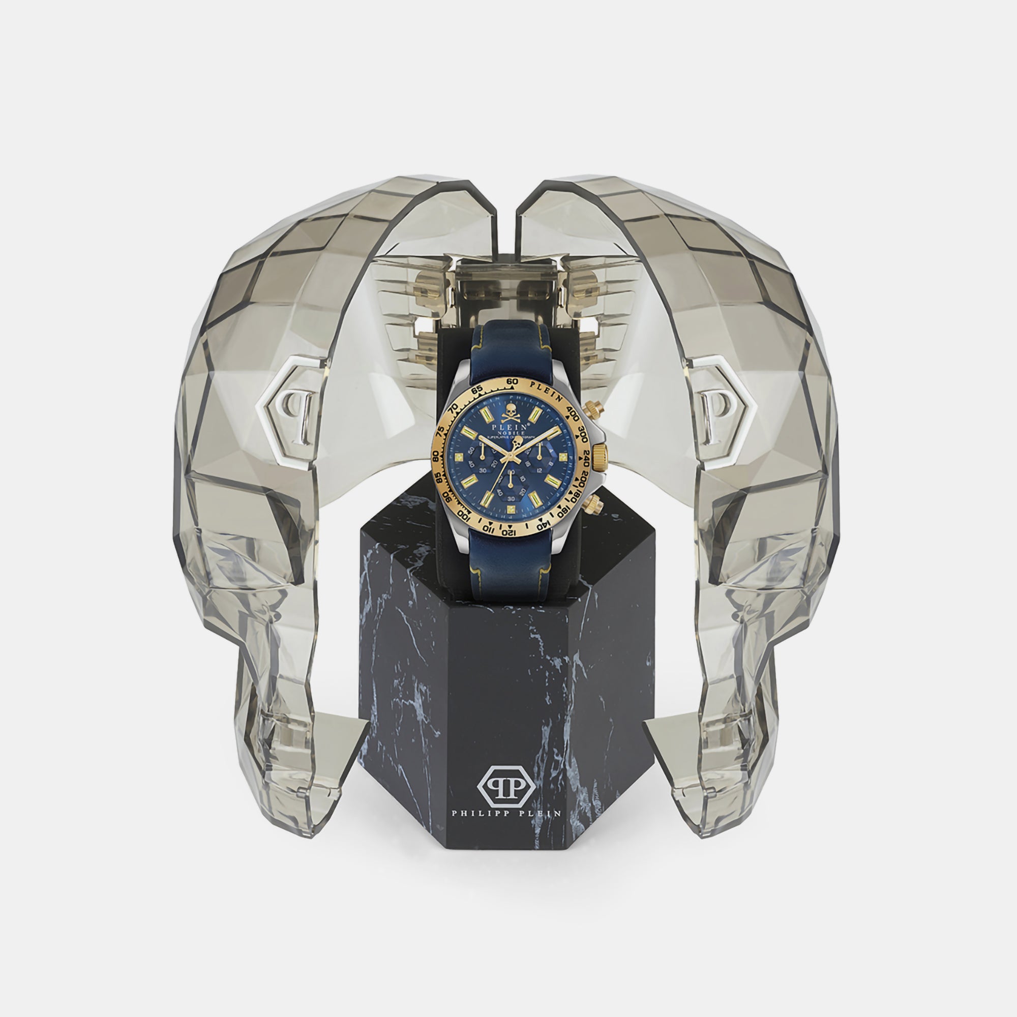 Philipp Plein Brass Round watch