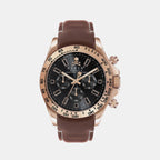 Philipp Plein Round Black Chronograph watch