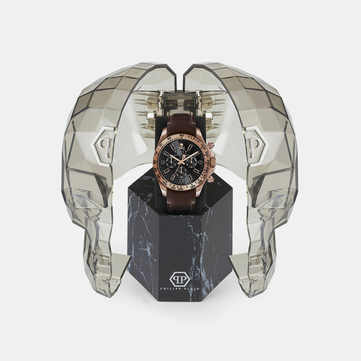 Philipp Plein Brass Round watch