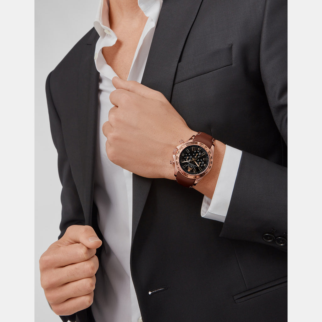 Philipp Plein Leather Black watch