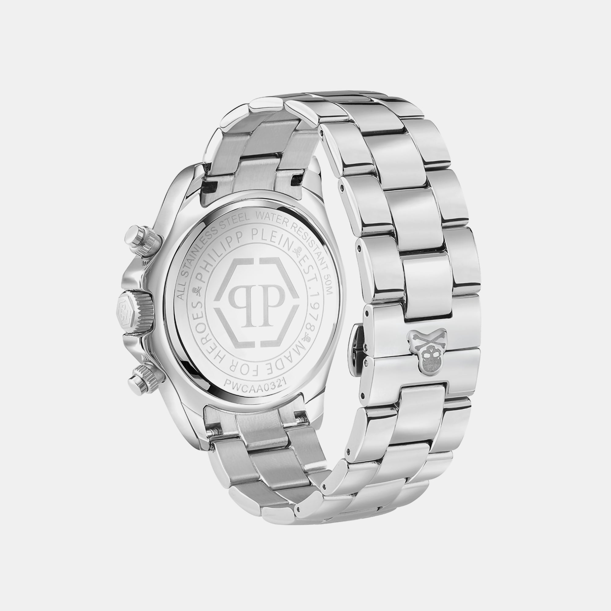 Philipp Plein Men Round White watch