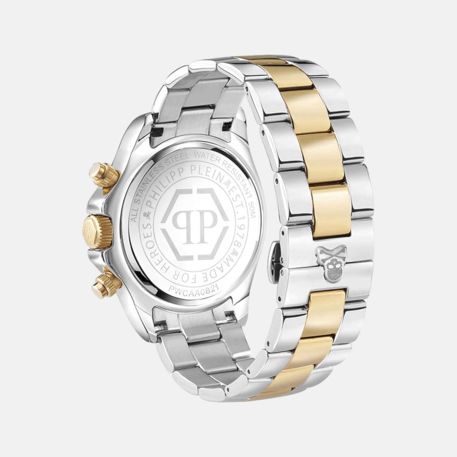 Women Quartz Green Dial Chronograph Stainless Steel Watch PWCAA0821