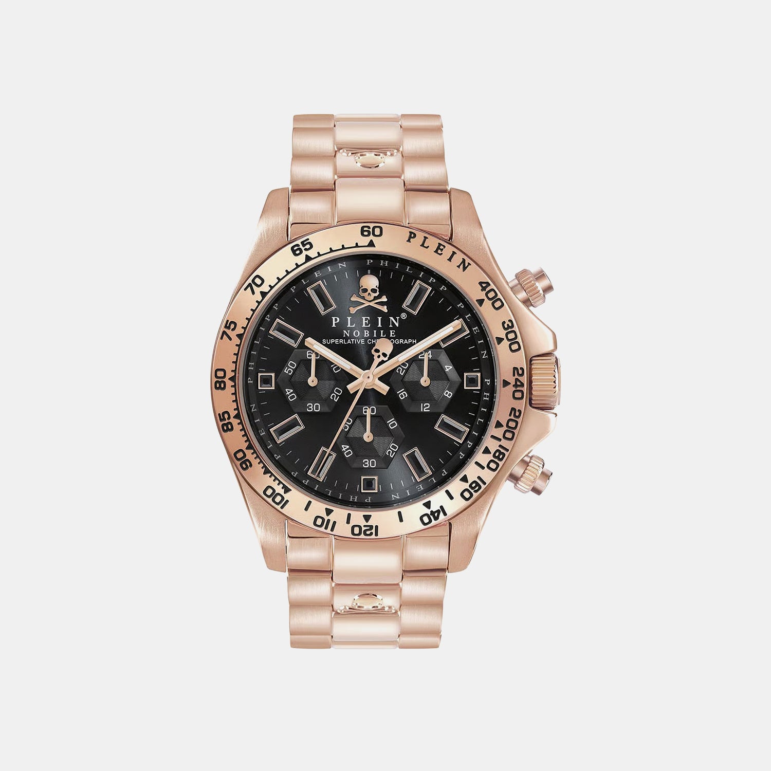 Women Quartz Black Dial Chronograph Stainless Steel Watch PWCAA0921