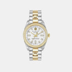 Women Quartz Light Grey Dial Analog Stainless Steel Watch PWDAA0521