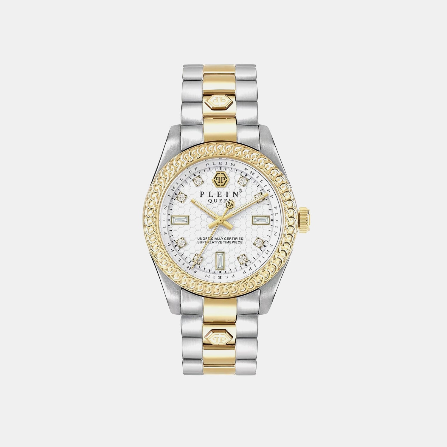 Women Quartz Light Grey Dial Analog Stainless Steel Watch PWDAA0521