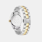 Women Quartz Light Grey Dial Analog Stainless Steel Watch PWDAA0521