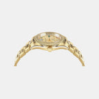 Daa - Queen 36Mm Women Quartz Gold Dial Analog Stainless Steel Watch PWDAA0721