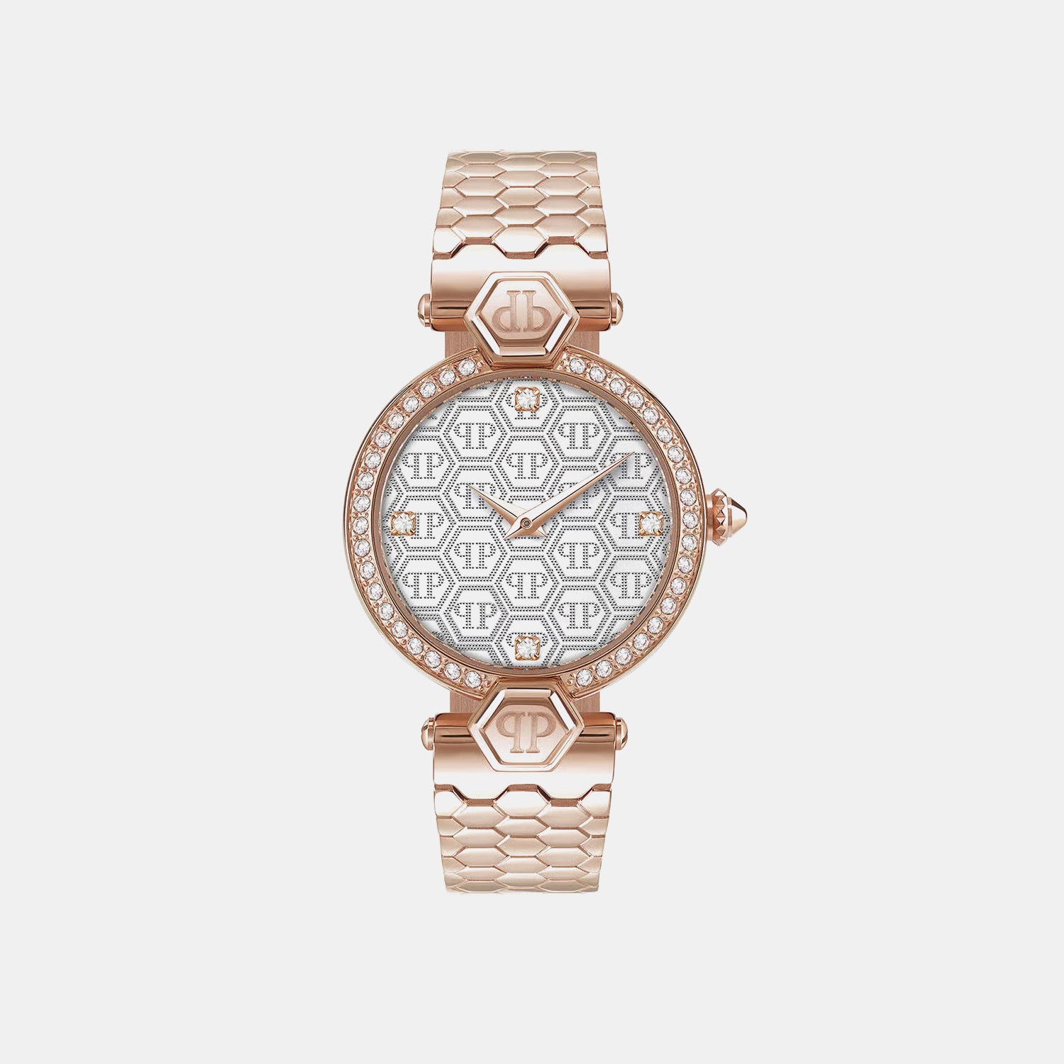 Women Quartz White Dial Analog Stainless Steel Watch PWEAA0821