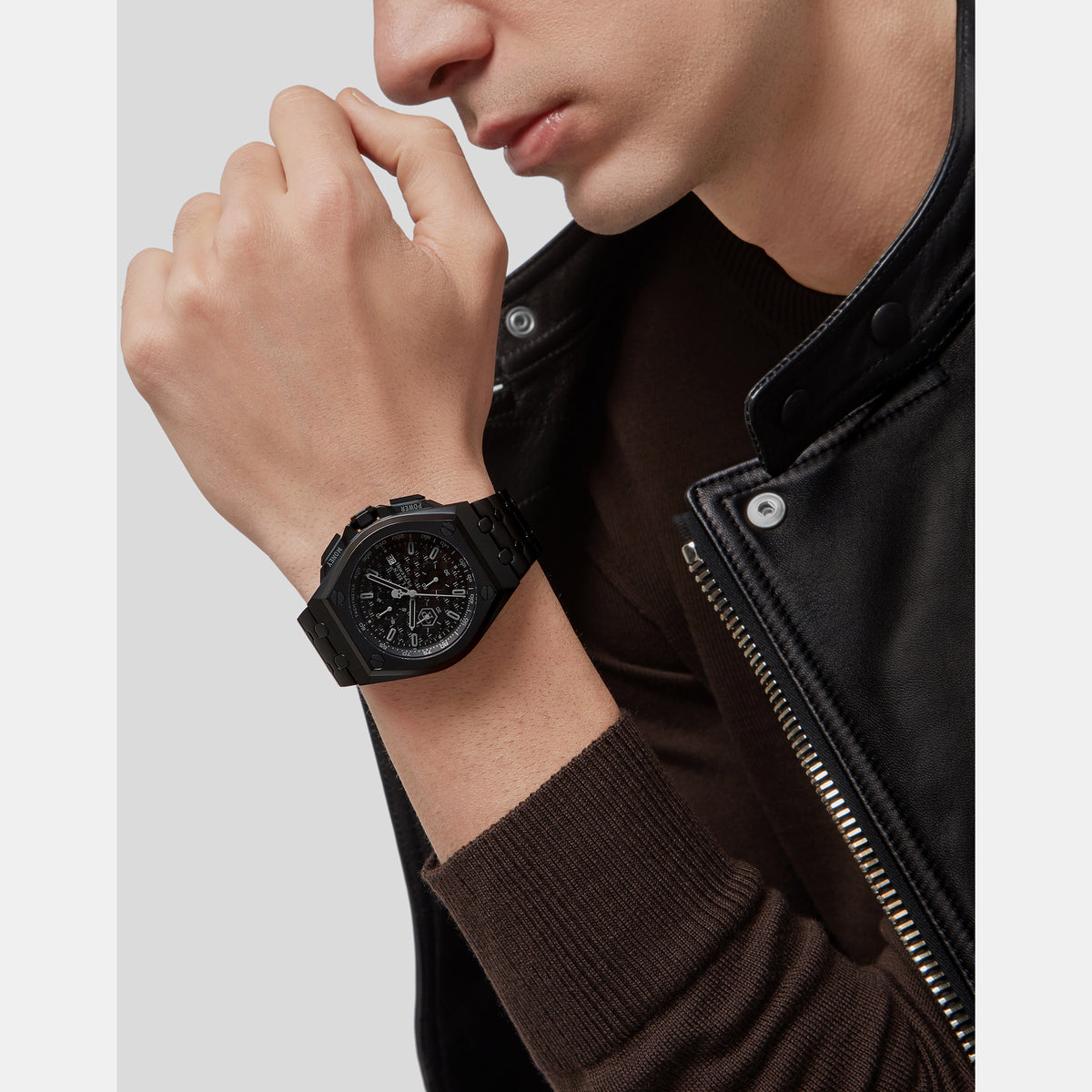 Philipp Plein Brass Round watch