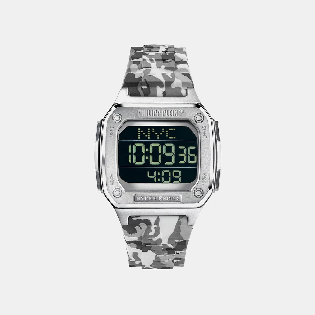 Haa - Hyper Shock Unisex Quartz Black Dial Digital Silicone Watch PWHAA1522