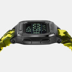 Unisex Quartz Black Dial Digital Silicone Watch PWHAA1722