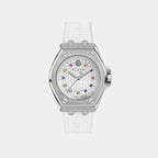 Women Quartz White Dial Analog Silicone Watch PWJAA0122