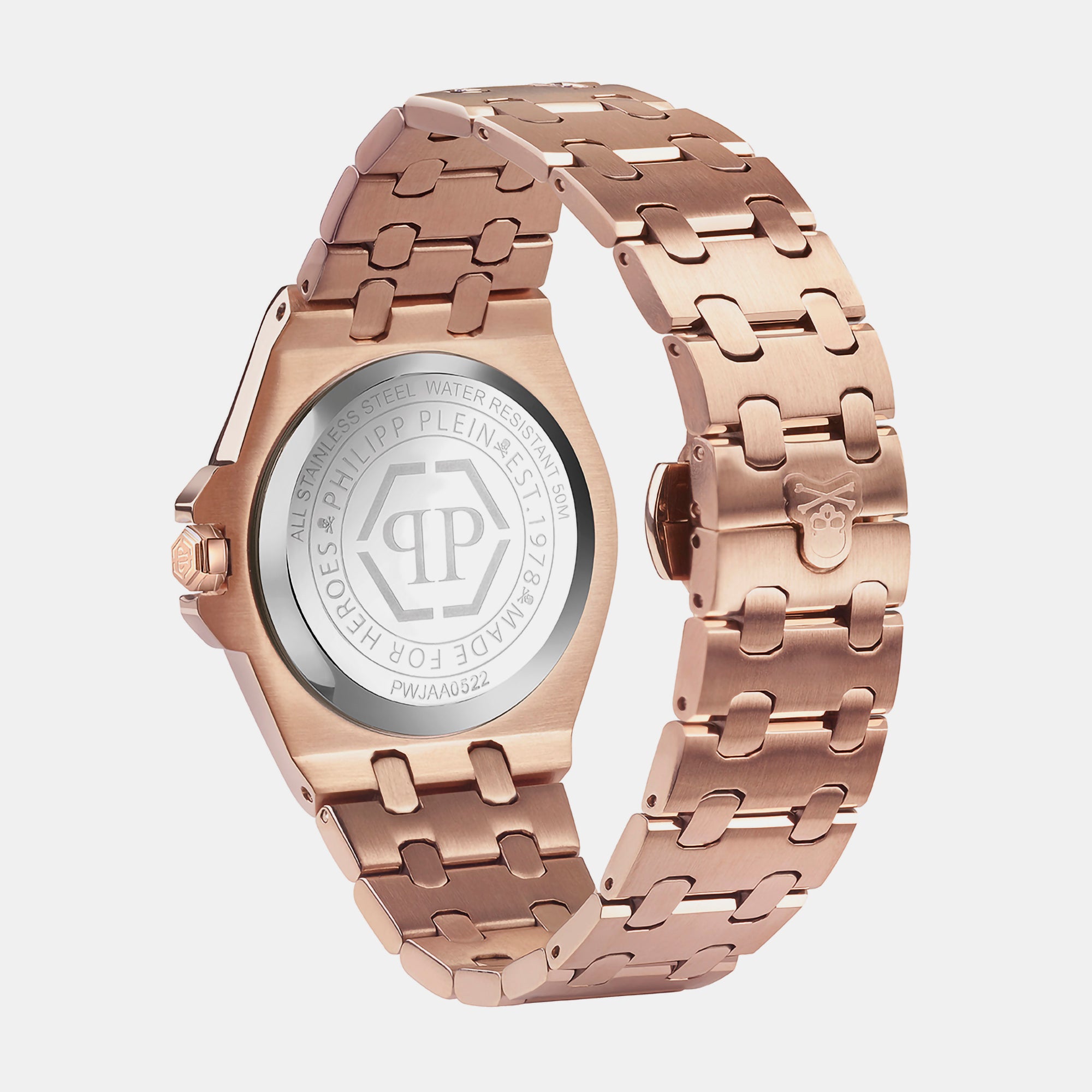 Philipp Plein Women Round Brown watch