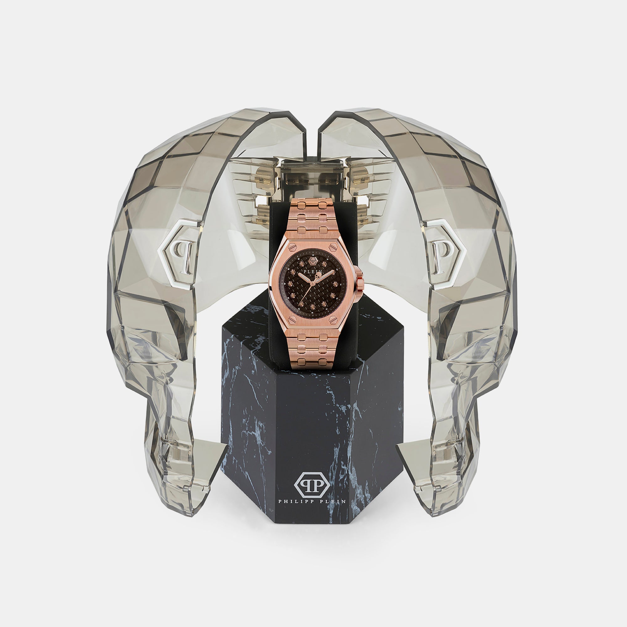 Philipp Plein Brass Round watch