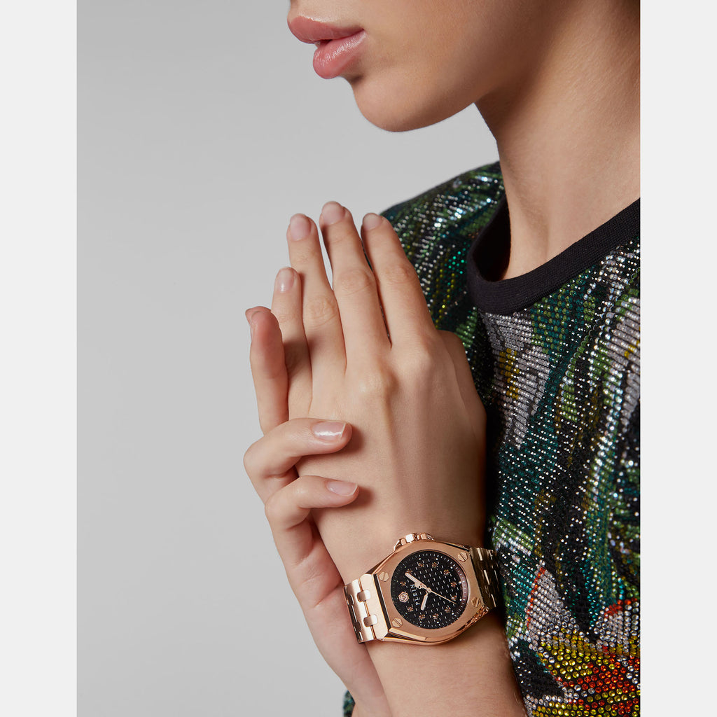 Philipp Plein Stainless Steel Brown watch