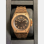 Philipp Plein 38 mm Rose Gold Quartz watch