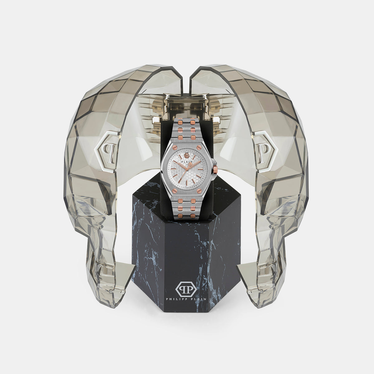 Philipp Plein Brass Round watch