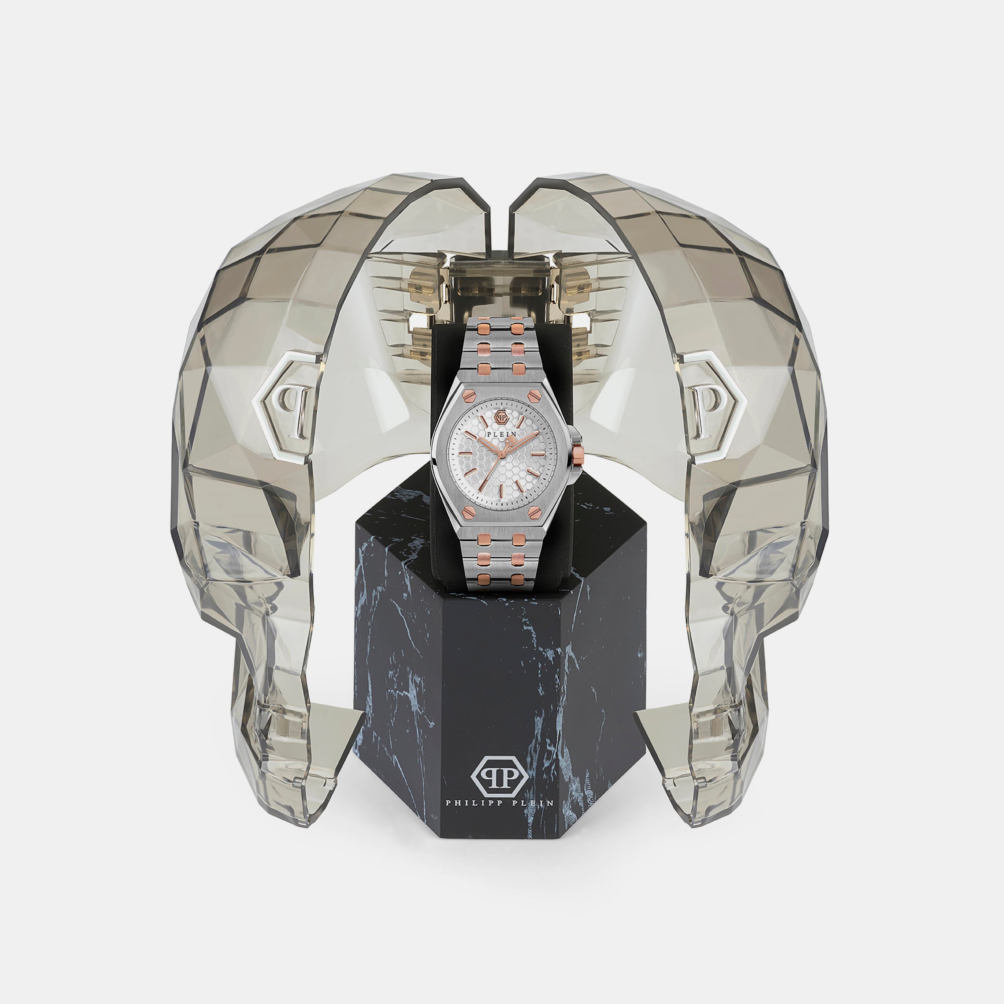 Philipp Plein Brass Round watch