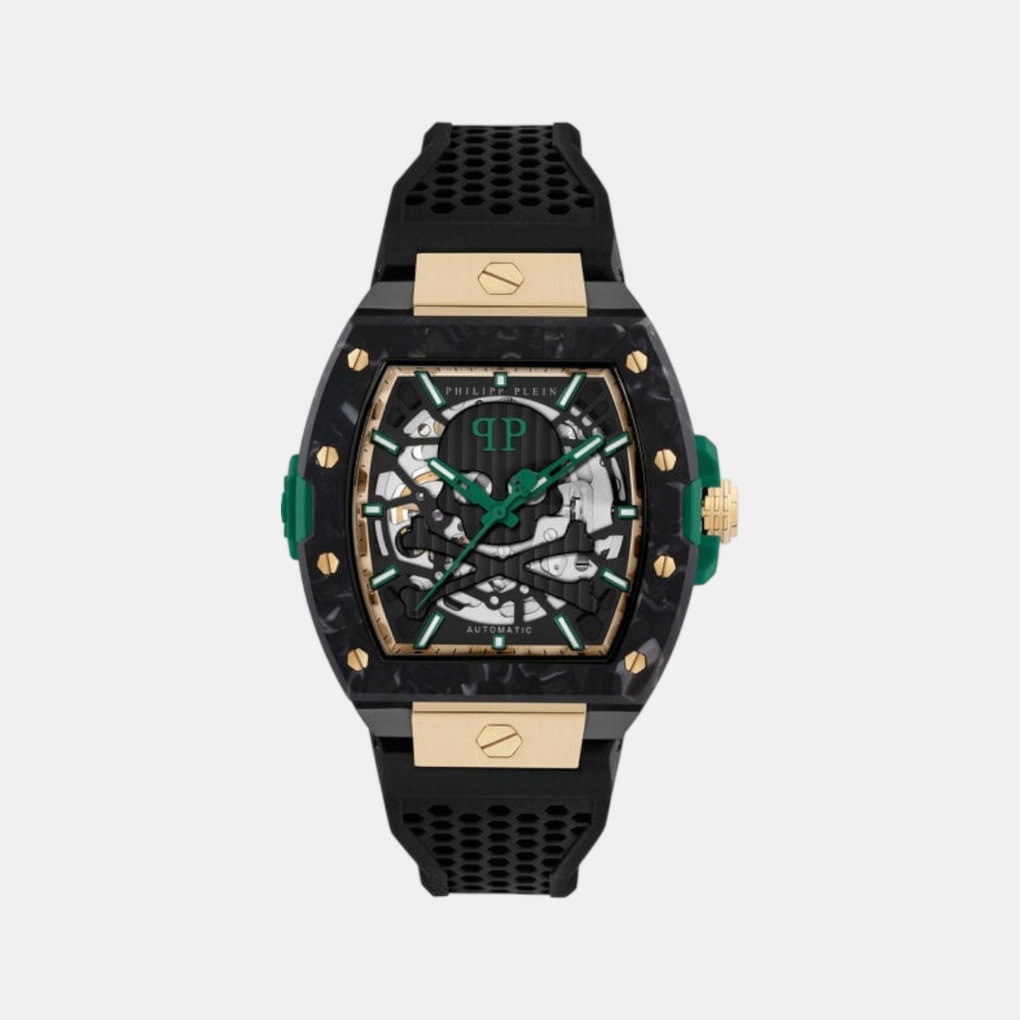 Men Quartz Black Dial Analog Silicone Watch PWJFA0325