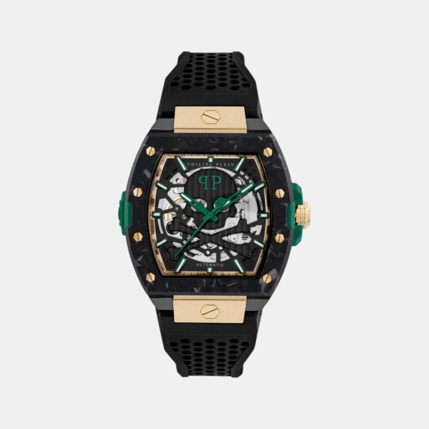 Men Quartz Black Dial Analog Silicone Watch PWJFA0325