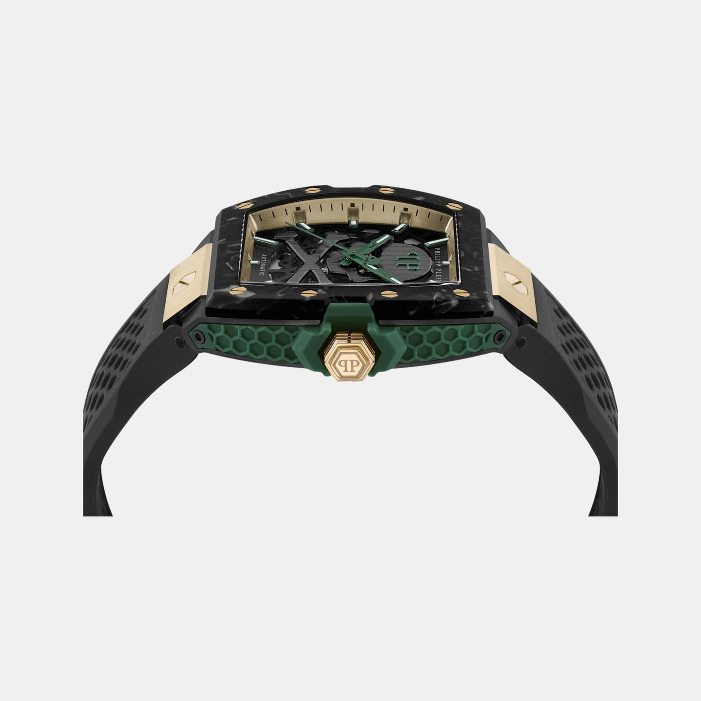 Men Quartz Black Dial Analog Silicone Watch PWJFA0325