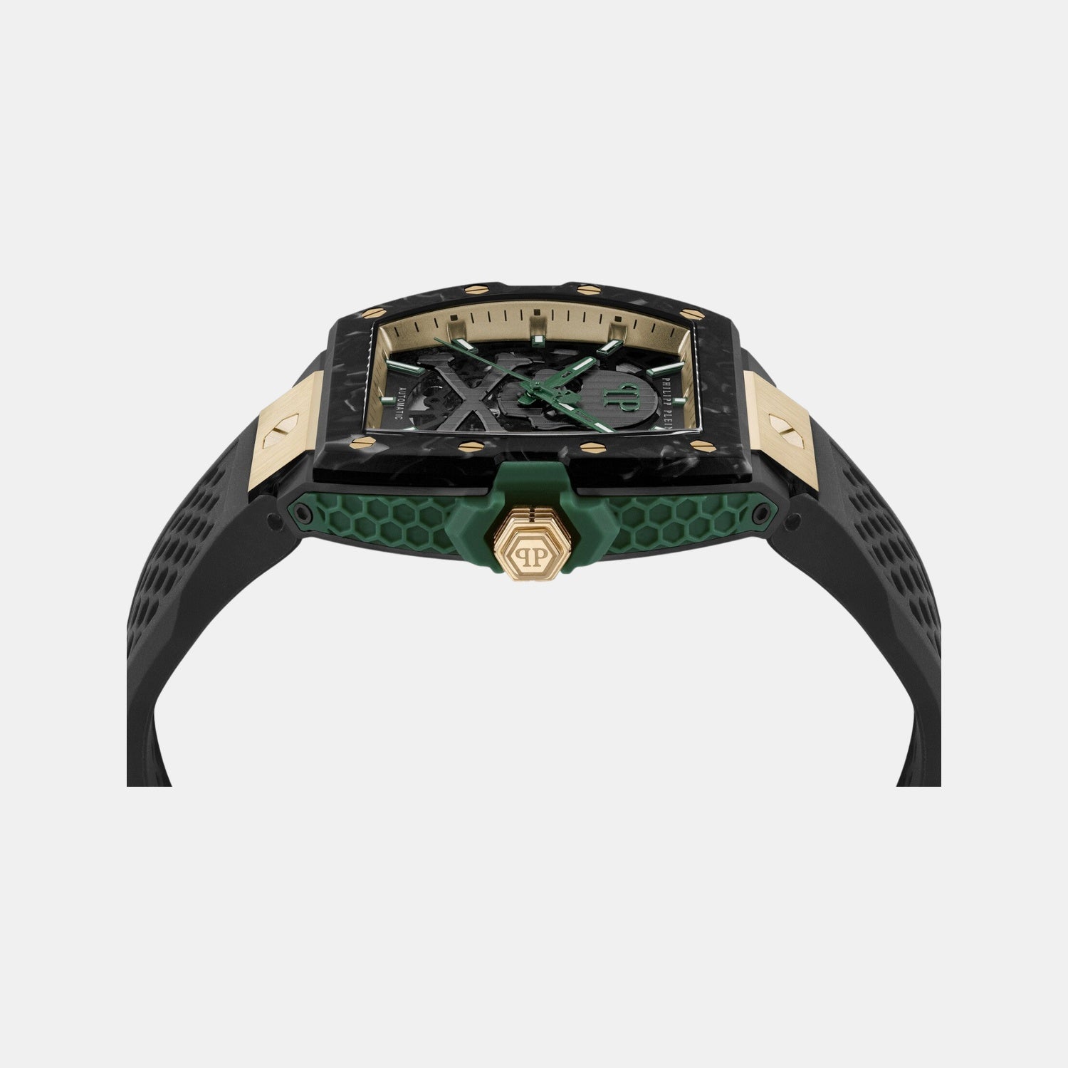 Men Quartz Black Dial Analog Silicone Watch PWJFA0325