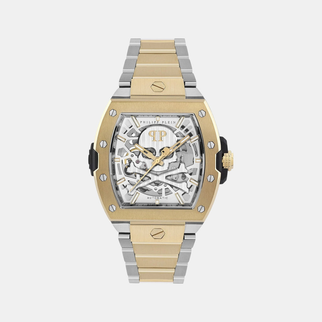 Men Automatic Silver Dial Analog Stainless Steel Watch PWJFA0525