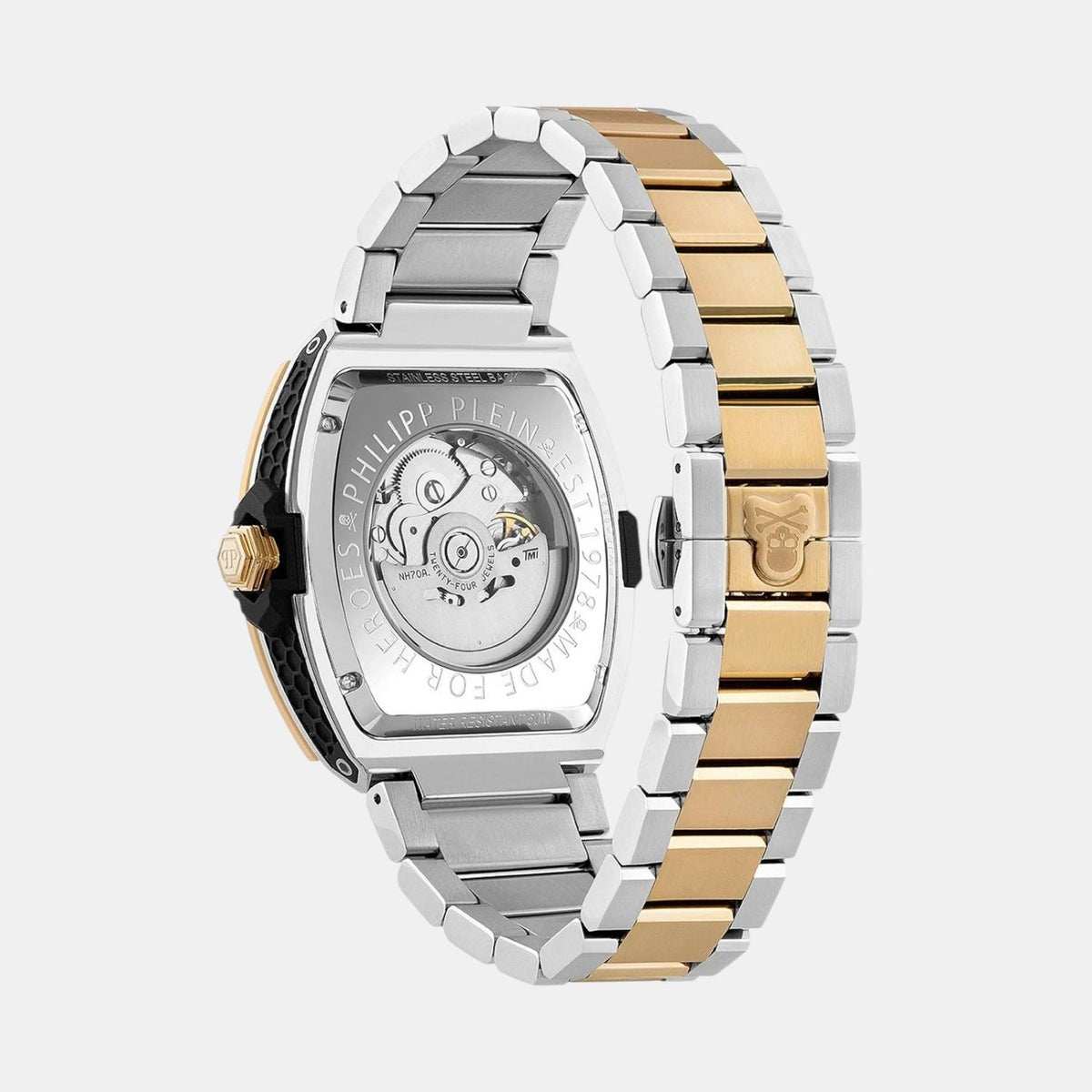 Men Automatic Silver Dial Analog Stainless Steel Watch PWJFA0525
