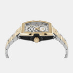 Men Automatic Silver Dial Analog Stainless Steel Watch PWJFA0525