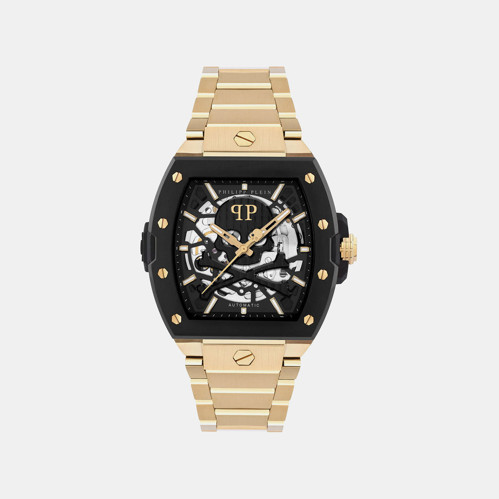 Men Automatic Black Dial Analog Stainless Steel Watch PWJFA0625