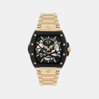 Men Automatic Black Dial Analog Stainless Steel Watch PWJFA0625