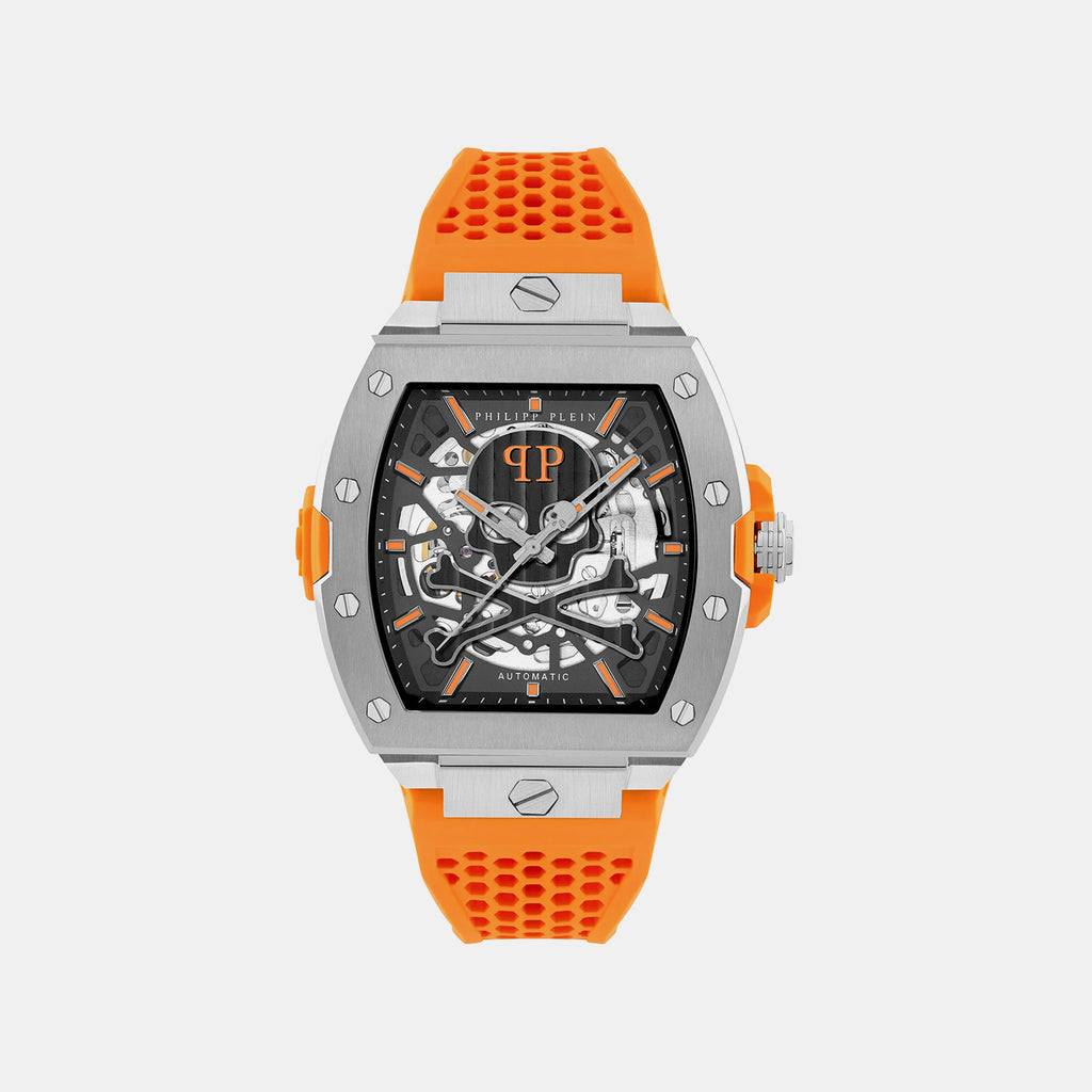 Men Quartz Gun Dial Analog Silicone Watch PWJFA1225