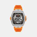 Men Quartz Gun Dial Analog Silicone Watch PWJFA1225