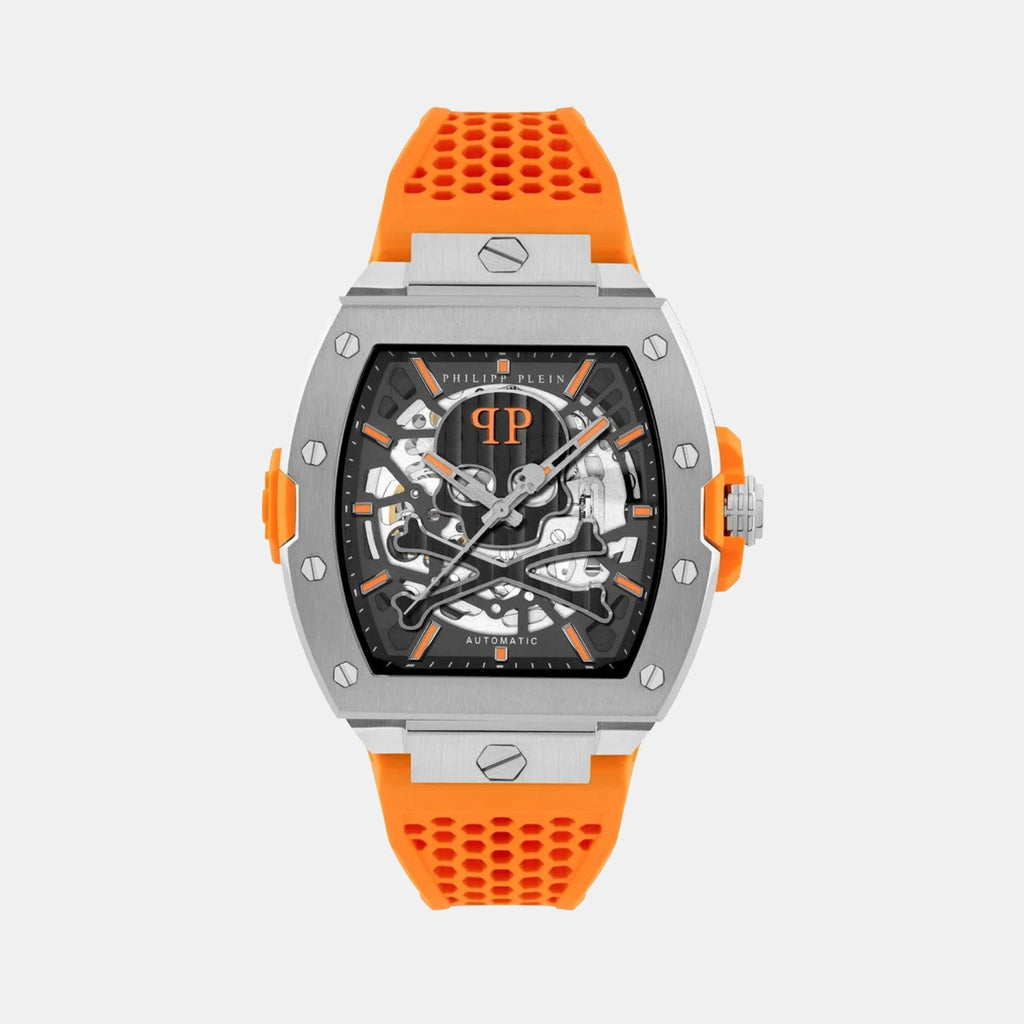 Men Quartz Gun Dial Analog Silicone Watch PWJFA1225