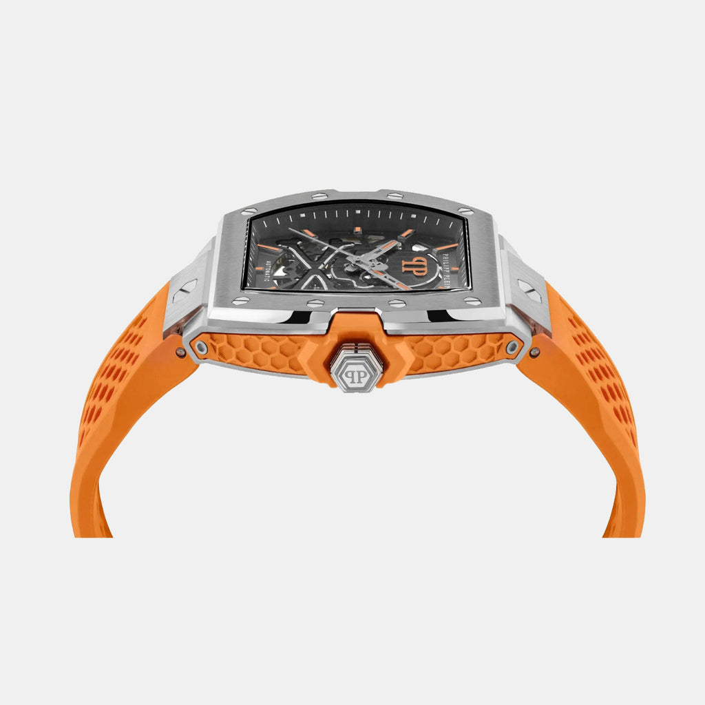 Men Quartz Gun Dial Analog Silicone Watch PWJFA1225