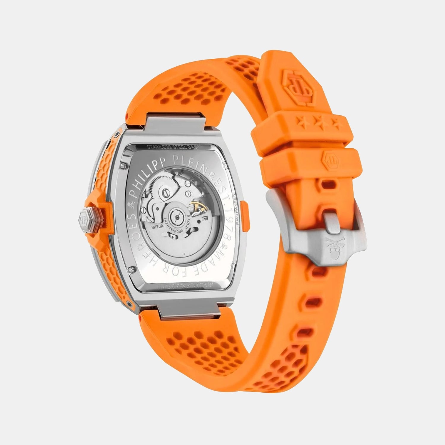 Men Quartz Gun Dial Analog Silicone Watch PWJFA1225