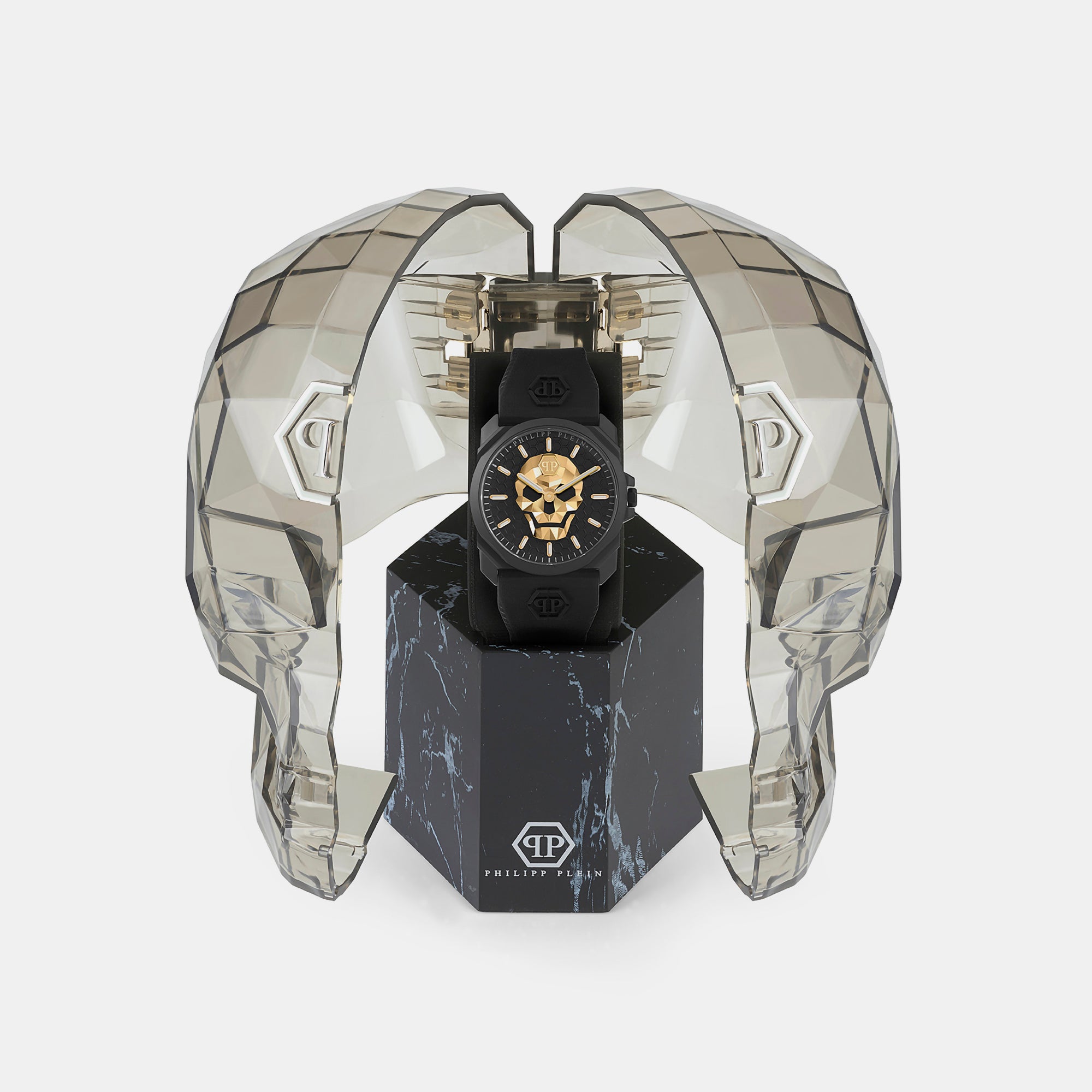 Philipp Plein Brass Round watch