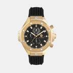 Newness Men Quartz Silver Dial Chronograph Stainless Steel Watch PWLFA0325