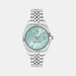 Men Quartz Light Blue Dial Analog Stainless Steel Watch PWMFA0225