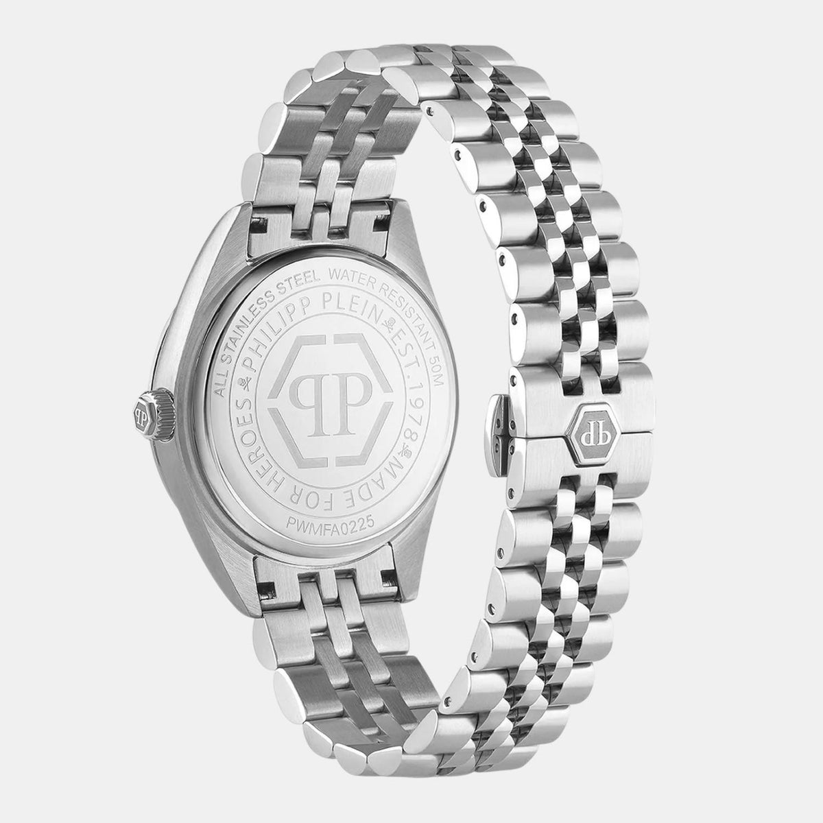 Men Quartz Blue Dial Analog Stainless Steel Watch PWMFA0225