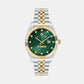 Men Quartz Green Dial Analog Stainless Steel Watch PWMFA0325
