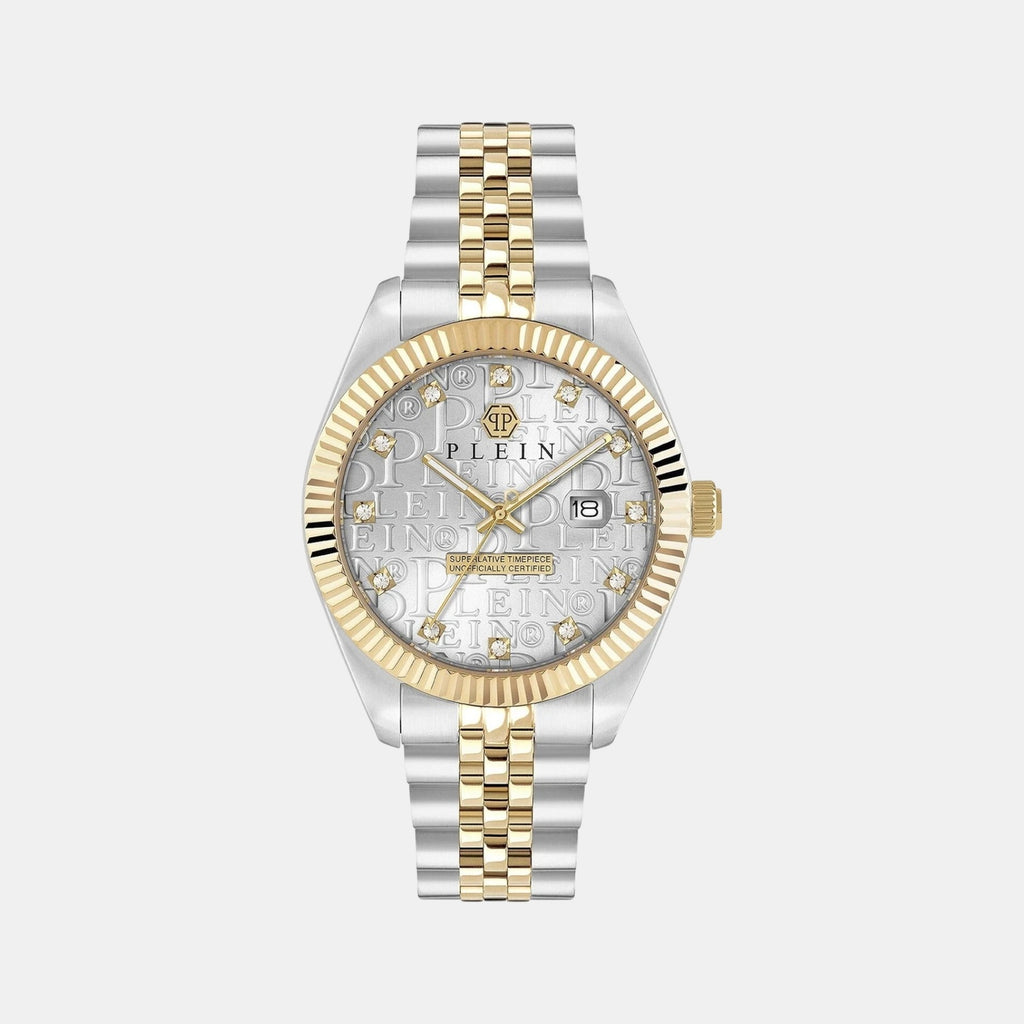 Men Quartz Grey Dial Analog Stainless Steel Watch PWMFA0425